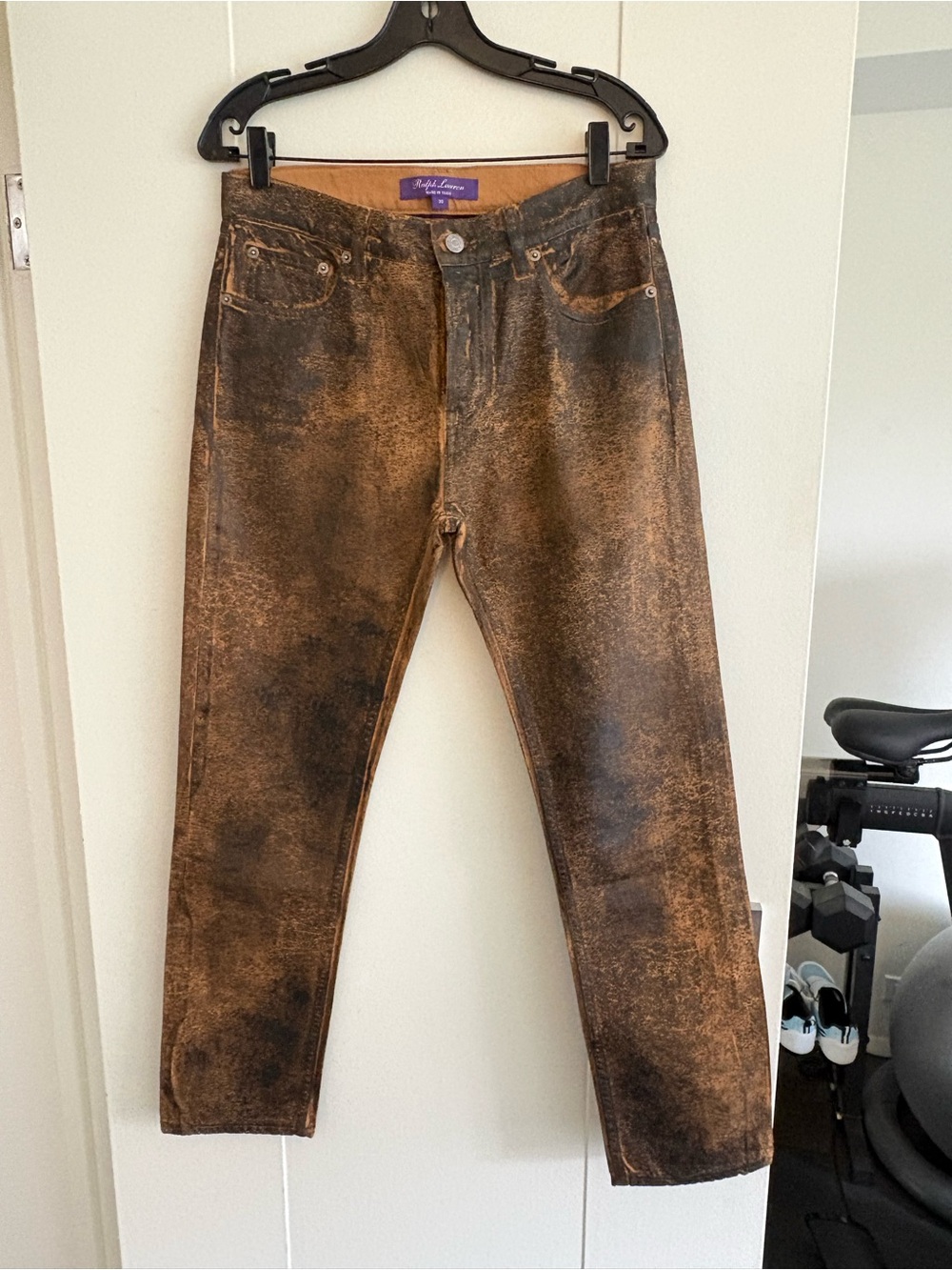 Ralph Lauren Collection Leather Pants